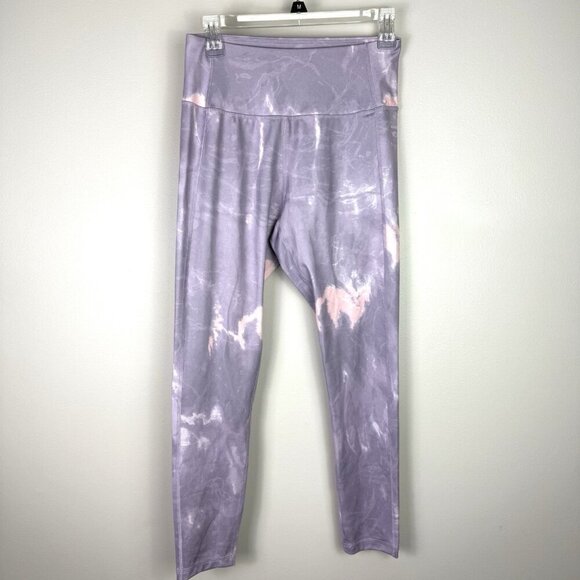Danskin Women's Purple High Waist Ocean Marble Yoga Leggings Size Medium - Picture 8 of 9